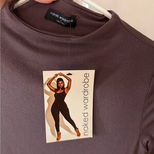 naked wardrobe brown bodysuit